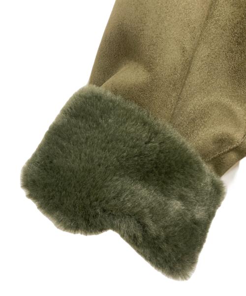 Sono（ソーノ）Sono (ソーノ) フェイクムートンリバーシブルコート オリーブ サイズ:1の古着・服飾アイテム