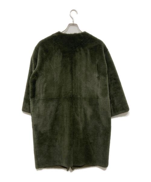 Sono（ソーノ）Sono (ソーノ) フェイクムートンリバーシブルコート オリーブ サイズ:1の古着・服飾アイテム