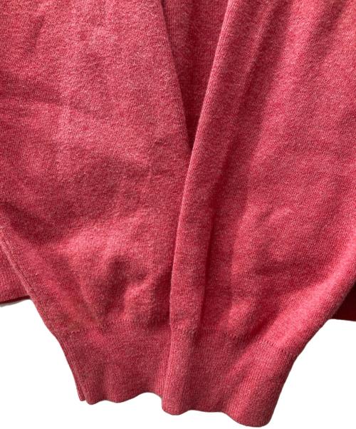 POLO RALPH LAUREN（ポロ・ラルフローレン）POLO RALPH LAUREN (ポロ・ラルフローレン) ピマコットンVネックニット ピンク サイズ:Lの古着・服飾アイテム