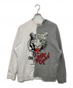 Onitsuka Tigerオニツカタイガー）の古着「リメイクドッキングスウェット」｜グレー