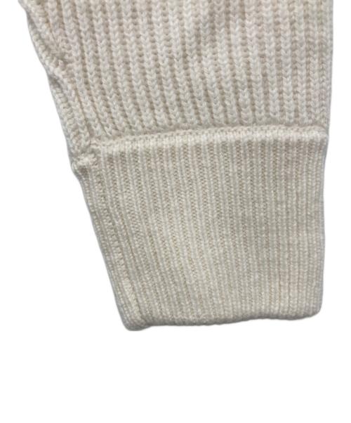 CELFORD（セルフォード）CELFORD (セルフォード) ジップパールカーディガン ホワイト サイズ:Freeの古着・服飾アイテム