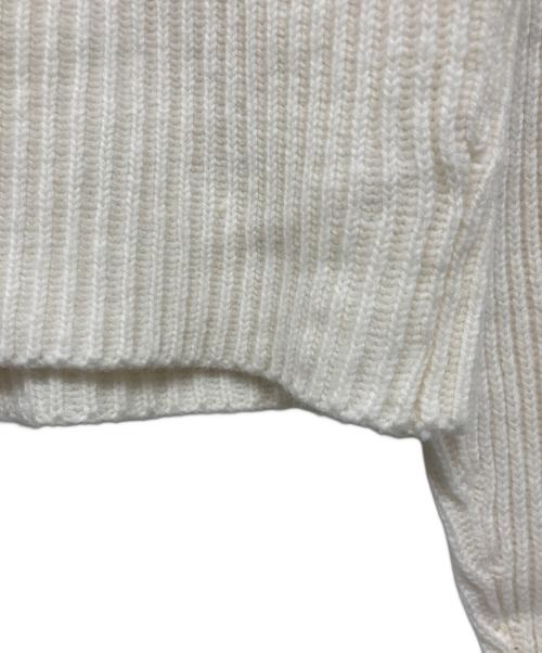 CELFORD（セルフォード）CELFORD (セルフォード) ジップパールカーディガン ホワイト サイズ:Freeの古着・服飾アイテム