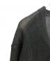 中古・古着 NUMBER (N)INE (ナンバーナイン) PAPER YARN SEE THROUGH SUMMER KNIT CARDIGAN ブラック サイズ:3：9000円