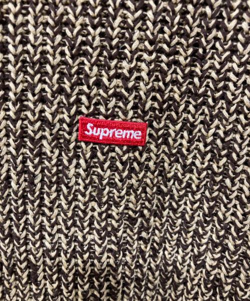 SUPREME（シュプリーム）Supreme (シュプリーム) Melange Rib Knit Sweater Small Box Logo ブラウン サイズ:XLの古着・服飾アイテム