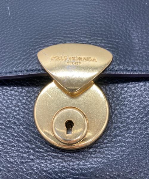 PELLE MORBIDA（ペッレモルビダ）PELLE MORBIDA (ペッレモルビダ) England Cruise イングランドクルーズ ブリーフケース ネイビーの古着・服飾アイテム
