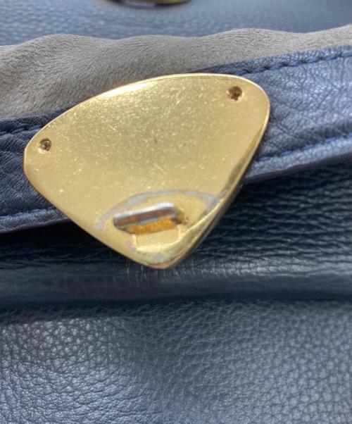 PELLE MORBIDA（ペッレモルビダ）PELLE MORBIDA (ペッレモルビダ) England Cruise イングランドクルーズ ブリーフケース ネイビーの古着・服飾アイテム