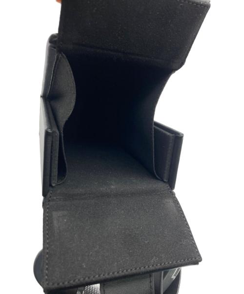 HELIOT EMIL（ヘリオットエミル）HELIOT EMIL (ヘリオットエミル) レザー カラビナ フォンスリング/LEATHER PHONE SLING ブラックの古着・服飾アイテム