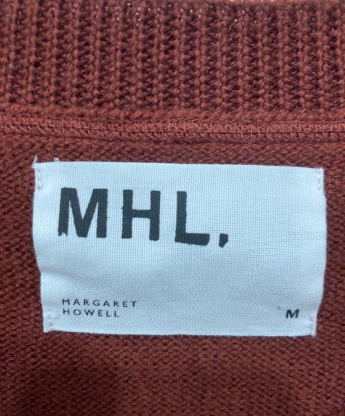 MHL（エムエイチエル）MHL (エムエイチエル) PURE WOOL KNIT ブラウン サイズ:Mの古着・服飾アイテム