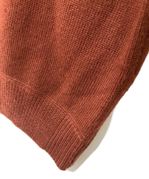 MHL（エムエイチエル）MHL (エムエイチエル) PURE WOOL KNIT ブラウン サイズ:Mの古着・服飾アイテム