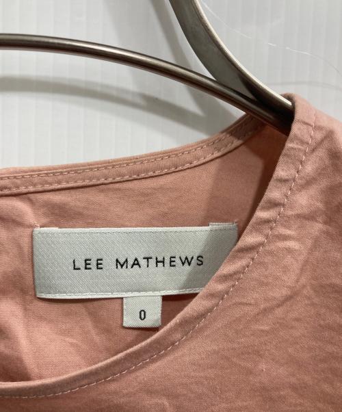 LEE MATHEWS（リー マシュー）LEE MATHEWS (リー マシュー) ノースリーブカットソー ピンク サイズ:SIZE 0の古着・服飾アイテム