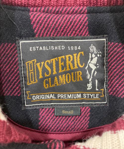 Hysteric Glamour（ヒステリックグラマー）Hysteric Glamour (ヒステリックグラマー) HORSE SHOE ワッペン付レザースリーブスタジャント レッド サイズ:Sの古着・服飾アイテム