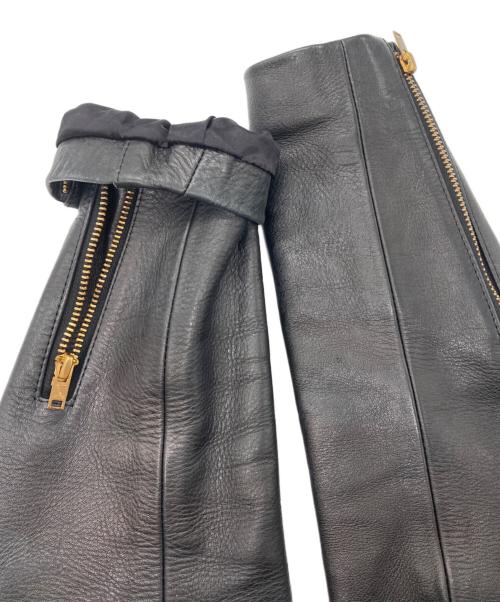 AVIREX（アヴィレックス）AVIREX (アヴィレックス) FADE CAMO SINGLE RIDERS JACKET/フェード　カモ　シングル　ライダース　ジャケット ブラック サイズ:Mの古着・服飾アイテム