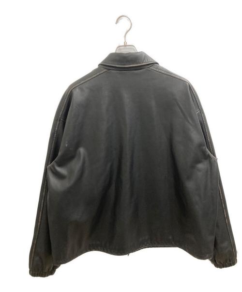 DIESEL（ディーゼル）DIESEL (ディーゼル) J-AKE フェイクレザージャケット ブラック サイズ:48の古着・服飾アイテム