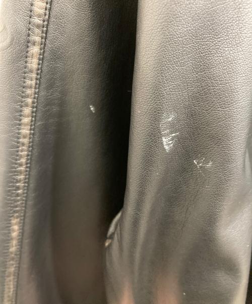DIESEL（ディーゼル）DIESEL (ディーゼル) J-AKE フェイクレザージャケット ブラック サイズ:48の古着・服飾アイテム