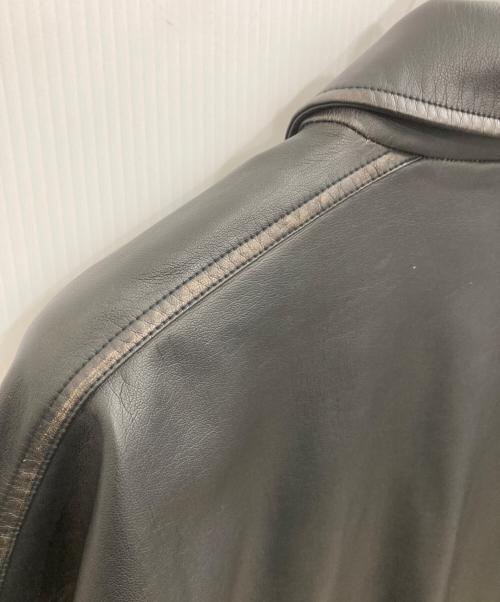 DIESEL（ディーゼル）DIESEL (ディーゼル) J-AKE フェイクレザージャケット ブラック サイズ:48の古着・服飾アイテム