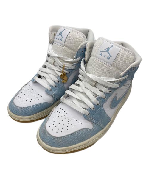 NIKE（ナイキ）NIKE (ナイキ) W AIR JORDAN 1 MID SE ブルー サイズ:25cm/US8/UK5.5/EUR39の古着・服飾アイテム