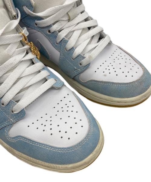 NIKE（ナイキ）NIKE (ナイキ) W AIR JORDAN 1 MID SE ブルー サイズ:25cm/US8/UK5.5/EUR39の古着・服飾アイテム