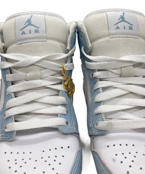NIKE（ナイキ）NIKE (ナイキ) W AIR JORDAN 1 MID SE ブルー サイズ:25cm/US8/UK5.5/EUR39の古着・服飾アイテム