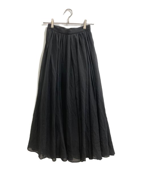 CLANE（クラネ）CLANE (クラネ) シアー スリット スカート ブラック 未使用品の古着・服飾アイテム