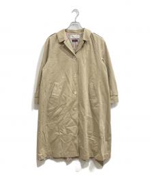 porter des boutons（ポルテデブトン）の古着「ステンカラーコート」｜ベージュ