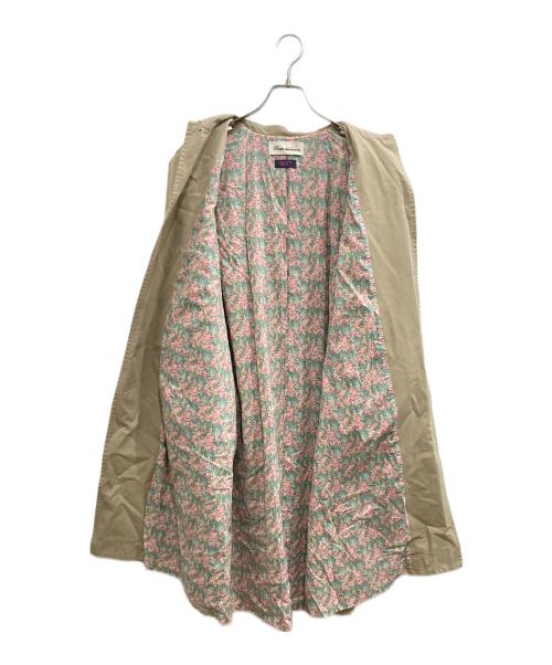 porter des boutons（ポルテデブトン）porter des boutons (ポルテデブトン) ステンカラーコート ベージュ サイズ:-の古着・服飾アイテム