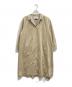 porter des boutons（ポルテデブトン）の古着「ステンカラーコート」｜ベージュ
