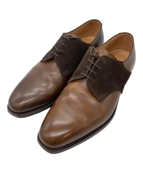 Crockett & Jones（クロケット＆ジョーンズ）Crockett & Jones (クロケット＆ジョーンズ) BEAMS F (ビームスエフ) コンビサドルシューズ ブラウン サイズ:6 1/2　Eの古着・服飾アイテム