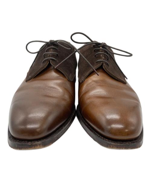 Crockett & Jones（クロケット＆ジョーンズ）Crockett & Jones (クロケット＆ジョーンズ) BEAMS F (ビームスエフ) コンビサドルシューズ ブラウン サイズ:6 1/2　Eの古着・服飾アイテム