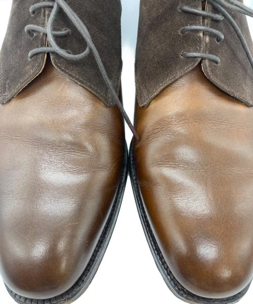 Crockett & Jones（クロケット＆ジョーンズ）Crockett & Jones (クロケット＆ジョーンズ) BEAMS F (ビームスエフ) コンビサドルシューズ ブラウン サイズ:6 1/2　Eの古着・服飾アイテム