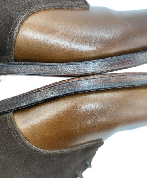 Crockett & Jones（クロケット＆ジョーンズ）Crockett & Jones (クロケット＆ジョーンズ) BEAMS F (ビームスエフ) コンビサドルシューズ ブラウン サイズ:6 1/2　Eの古着・服飾アイテム