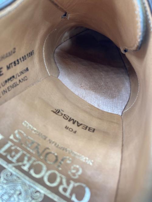 Crockett & Jones（クロケット＆ジョーンズ）Crockett & Jones (クロケット＆ジョーンズ) BEAMS F (ビームスエフ) コンビサドルシューズ ブラウン サイズ:6 1/2　Eの古着・服飾アイテム