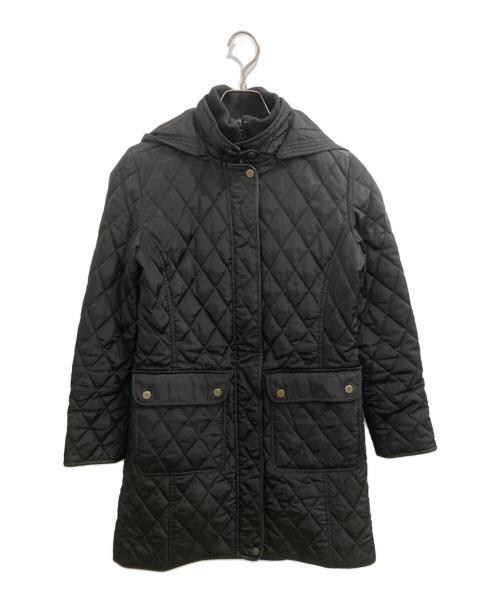LAUREN RALPH LAUREN（ローレンラルフローレン）LAUREN RALPH LAUREN (ローレンラルフローレン) パイピング キルティングコート ブラック サイズ:XSの古着・服飾アイテム