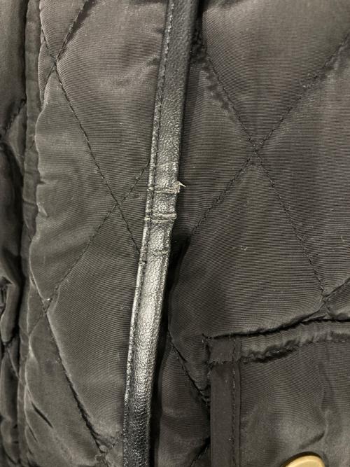 LAUREN RALPH LAUREN（ローレンラルフローレン）LAUREN RALPH LAUREN (ローレンラルフローレン) パイピング キルティングコート ブラック サイズ:XSの古着・服飾アイテム