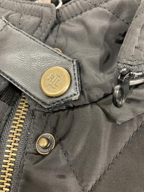 LAUREN RALPH LAUREN（ローレンラルフローレン）LAUREN RALPH LAUREN (ローレンラルフローレン) パイピング キルティングコート ブラック サイズ:XSの古着・服飾アイテム