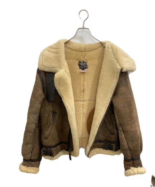 AVIREX（アヴィレックス）AVIREX (アヴィレックス) B-3 ムートンジャケット ブラウン サイズ:38の古着・服飾アイテム