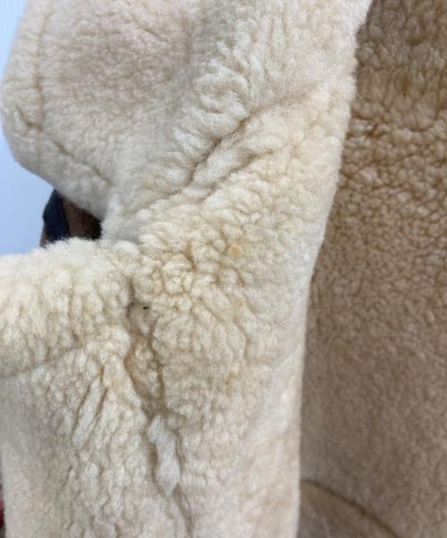 AVIREX（アヴィレックス）AVIREX (アヴィレックス) B-3 ムートンジャケット ブラウン サイズ:38の古着・服飾アイテム