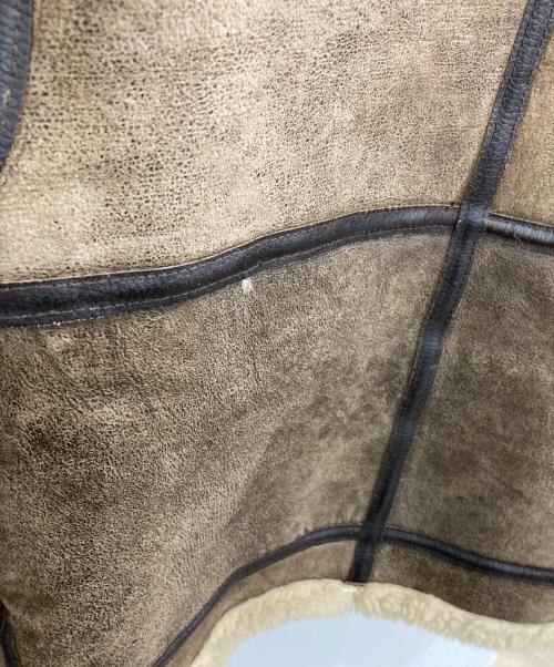 AVIREX（アヴィレックス）AVIREX (アヴィレックス) B-3 ムートンジャケット ブラウン サイズ:38の古着・服飾アイテム