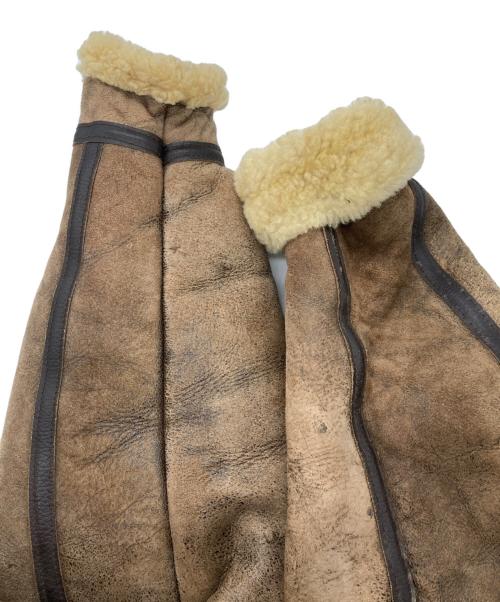 AVIREX（アヴィレックス）AVIREX (アヴィレックス) B-3 ムートンジャケット ブラウン サイズ:38の古着・服飾アイテム