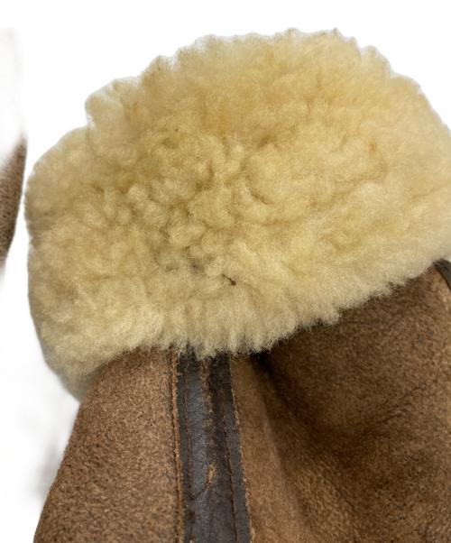 AVIREX（アヴィレックス）AVIREX (アヴィレックス) B-3 ムートンジャケット ブラウン サイズ:38の古着・服飾アイテム