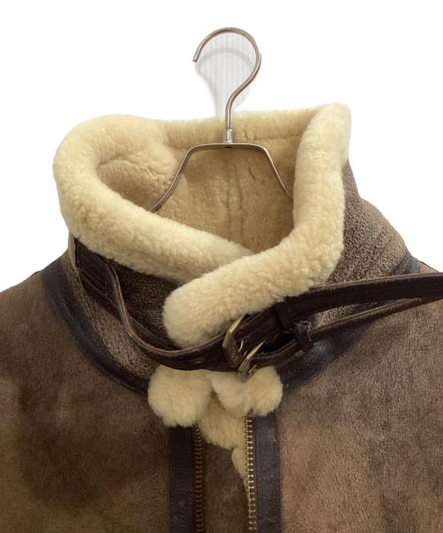 AVIREX（アヴィレックス）AVIREX (アヴィレックス) B-3 ムートンジャケット ブラウン サイズ:38の古着・服飾アイテム