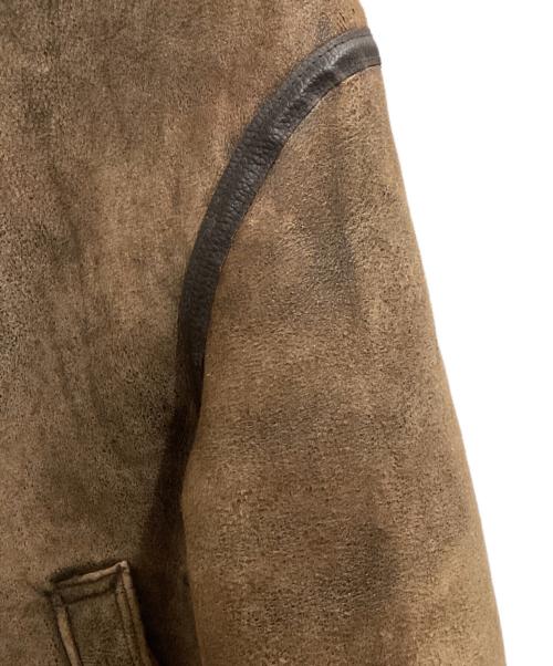 AVIREX（アヴィレックス）AVIREX (アヴィレックス) B-3 ムートンジャケット ブラウン サイズ:38の古着・服飾アイテム