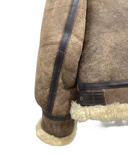 AVIREX（アヴィレックス）AVIREX (アヴィレックス) B-3 ムートンジャケット ブラウン サイズ:38の古着・服飾アイテム