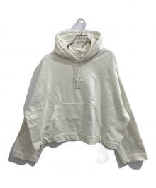 Acne studios（アクネ ストゥディオズ）の古着「Cropped Hoodie/クロップド フーディ」｜アイボリー