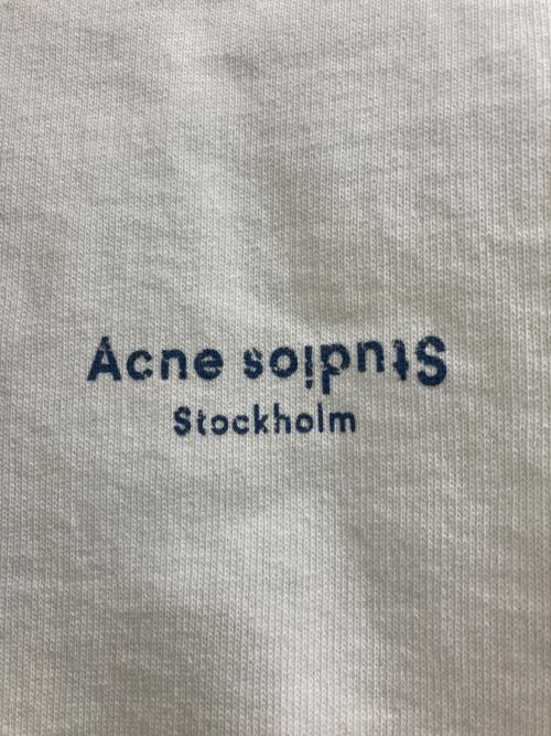 Acne studios（アクネ ストゥディオズ）Acne studios (アクネ ストゥディオス) Cropped Hoodie/クロップド フーディ アイボリー サイズ:Mの古着・服飾アイテム