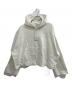 Acne studios（アクネ ストゥディオス）の古着「Cropped Hoodie/クロップド フーディ」｜アイボリー