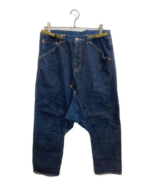 GANRYU（ガンリュウ）GANRYU (ガンリュウ) デニムサルエルパンツ インディゴ サイズ:Sの古着・服飾アイテム