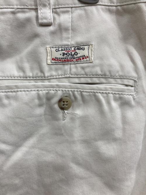 POLO RALPH LAUREN（ポロ・ラルフローレン）POLO RALPH LAUREN (ポロ・ラルフローレン) チノショーツ アイボリー サイズ:35の古着・服飾アイテム