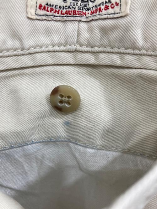 POLO RALPH LAUREN（ポロ・ラルフローレン）POLO RALPH LAUREN (ポロ・ラルフローレン) チノショーツ アイボリー サイズ:35の古着・服飾アイテム