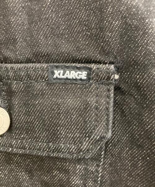 X-LARGE（エクストララージ）X-LARGE (エクストララージ) STAR LOGO DENIM JACKET スター ロゴ デニム ジャケット ブラック サイズ:Lの古着・服飾アイテム