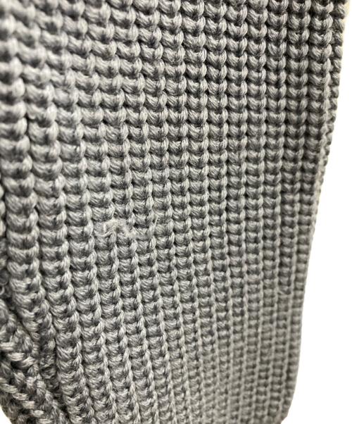 BATONER（バトナ―）BATONER (バトナ―) SIGNATURE CREW NECK/シグネチャーニット ブルー サイズ:2の古着・服飾アイテム